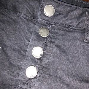 black angel kiss denim collection shorts